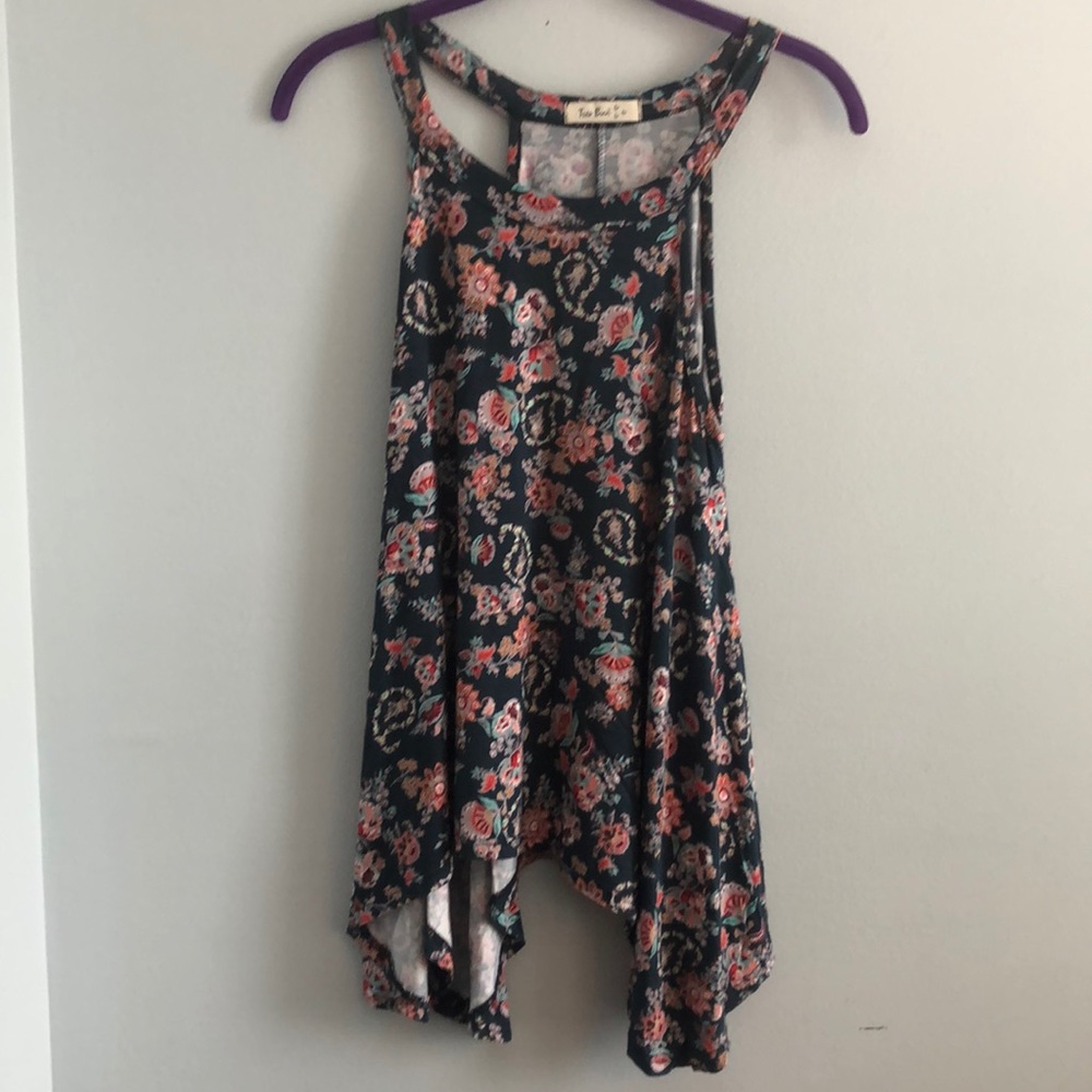 Tres Bien Boutique Floral Swing Tank